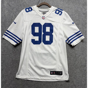 Indianapolis Colts Jersey Mens Small White NFL Football Nike Robert Mathis 98